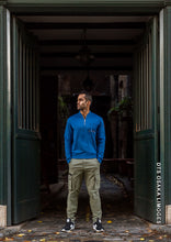 Load image into Gallery viewer, OSAKA TRICOT QUARTER ZIP TOP DTS OSAKA COBALT BLUE