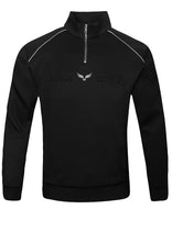 Load image into Gallery viewer, KOBE TRICOT QUARTER ZIP TOP DTS KOBE BLACK