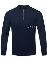 Load image into Gallery viewer, OSAKA TRICOT QUARTER ZIP TOP DTS OSAKA NAVY
