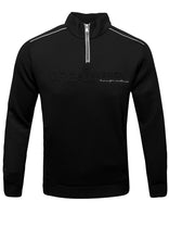 Load image into Gallery viewer, SAPPORO TRICOT QUARTER ZIP TOP DTS SAPPORO BLACK
