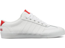 Load image into Gallery viewer, K-SWISS ADDISON VULC LTR WHITE/HIGH RISK RED