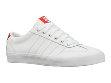 Load image into Gallery viewer, K-SWISS ADDISON VULC LTR WHITE/HIGH RISK RED