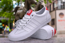 Load image into Gallery viewer, K-SWISS ADDISON VULC LTR WHITE/HIGH RISK RED