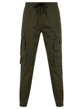 Load image into Gallery viewer, CATHAY CUFF CHINOS TROUSERS KHAKI
