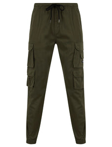 CATHAY CUFF CHINOS TROUSERS KHAKI