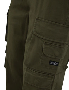 CATHAY CUFF CHINOS TROUSERS KHAKI