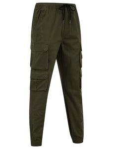 CATHAY CUFF CHINOS TROUSERS KHAKI