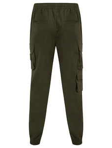 CATHAY CUFF CHINOS TROUSERS KHAKI