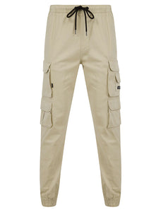 CATHAY CUFF CHINOS TROUSERS STONE