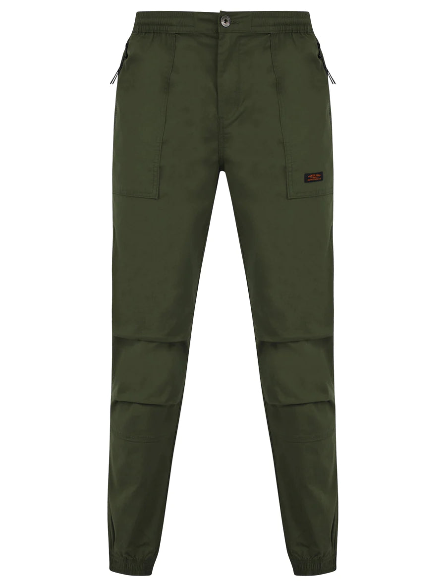 KOFI CUFF CHINOS TROUSERS KHAKI