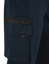Load image into Gallery viewer, COSTELLO CUFF CHINOS TROUSERS NAVY
