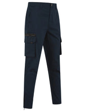 Load image into Gallery viewer, COSTELLO CUFF CHINOS TROUSERS NAVY
