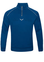 Load image into Gallery viewer, KOBE TRICOT QUARTER ZIP TOP DTS KOBE COBALT BLUE
