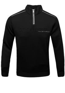 SAPPORO TRICOT QUARTER ZIP TOP DTS SAPPORO BLACK