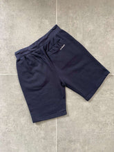 Load image into Gallery viewer, SHORTS WITH DRAW CORD - LIGHTWEIGHT FLEECE - NAVY
