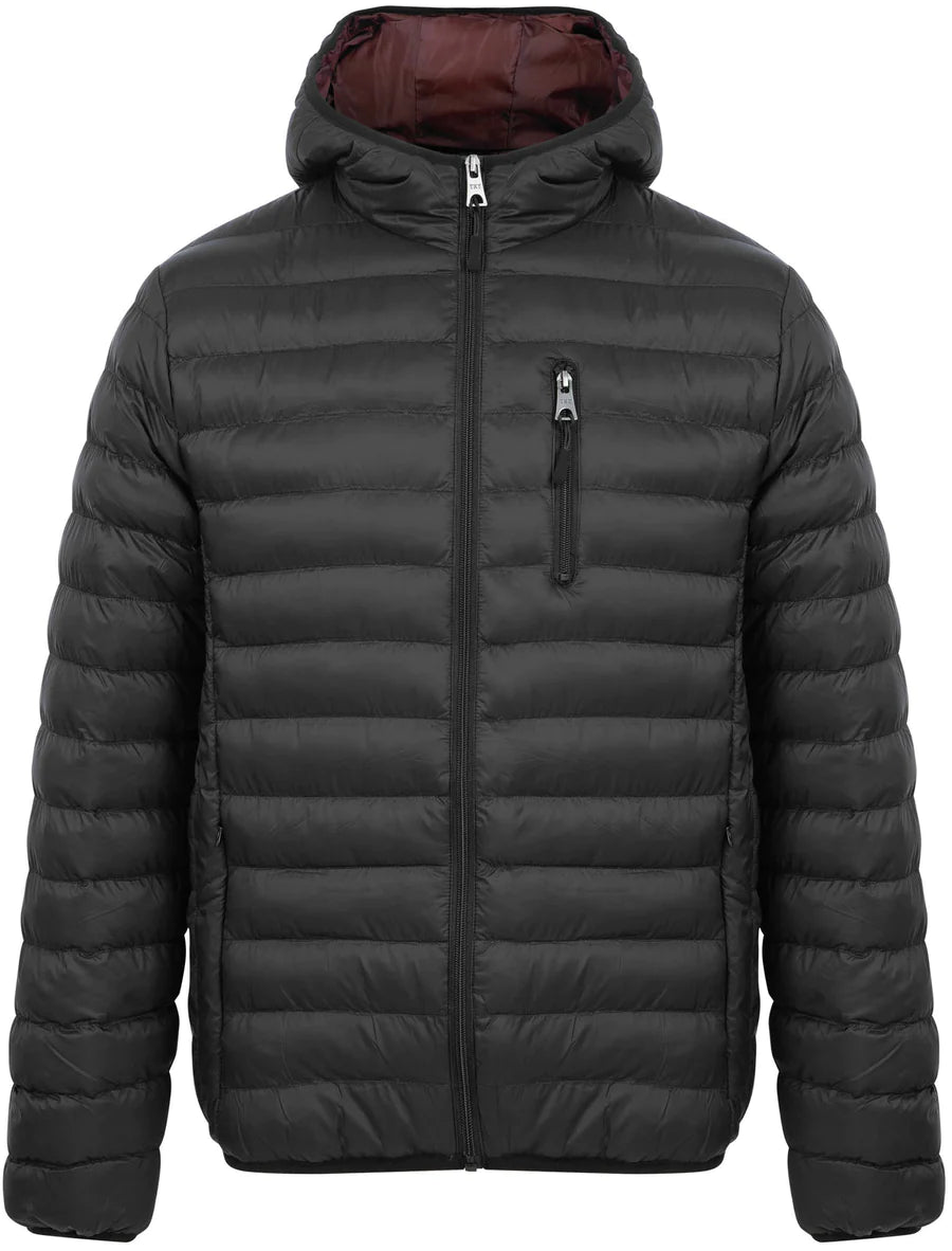 VIZZINI PUFFA HOOD JACKET BLACK