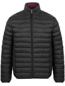 INIGO PUFFA FUNNEL NECK JACKET BLACK