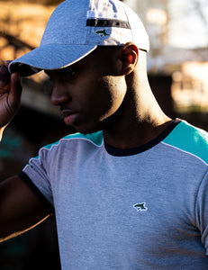 LE SHARK WEBBER T SHIRT LIGHT GREY MARL