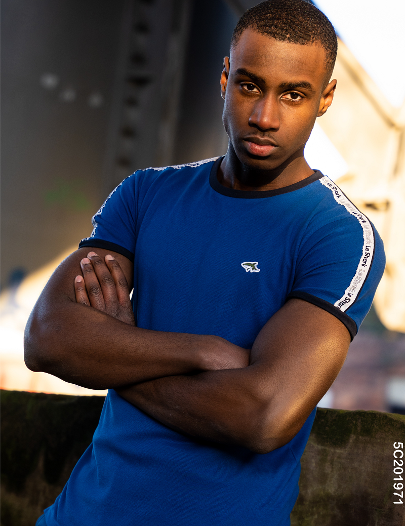 LE SHARK WALMER T SHIRT TRUE BLUE