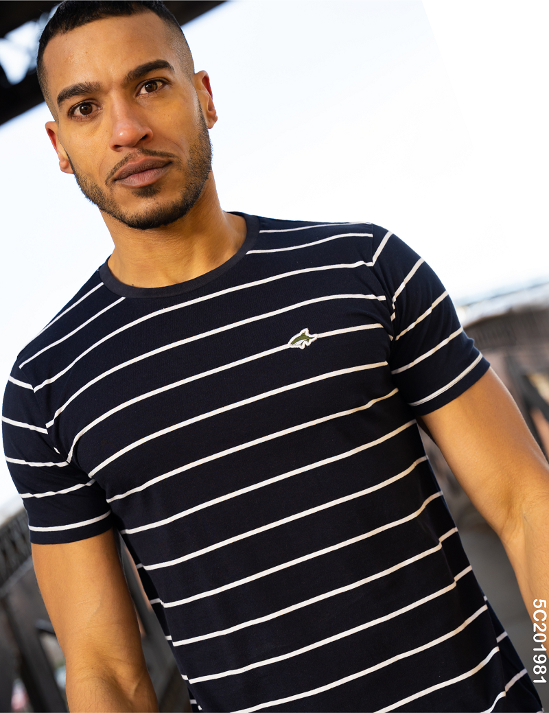 LE SHARK WALTER T SHIRT SKY CAPTAIN NAVY