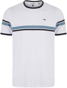 LE SHARK WEAVER T SHIRT BRIGHT WHITE