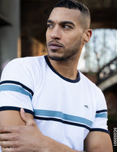 Load image into Gallery viewer, LE SHARK WEAVER T SHIRT BRIGHT WHITE
