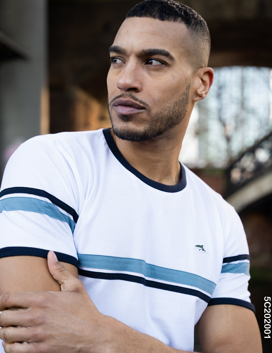 LE SHARK WEAVER T SHIRT BRIGHT WHITE
