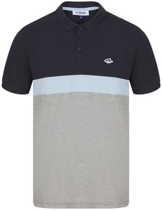 LE SHARK RYE POLO SHIRT LIGHT GREY MARL