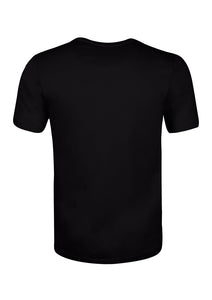 V NECK T SHIRT - JERSEY - BLACK