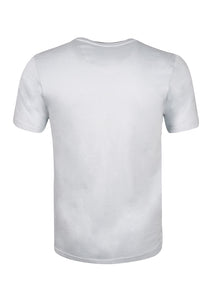 V NECK T SHIRT - JERSEY - WHITE