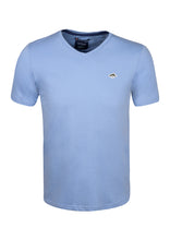 Load image into Gallery viewer, V NECK T SHIRT - JERSEY - BLUE
