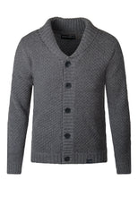 Load image into Gallery viewer, Chunky Jumper Knitwear Shawl Collar Cardigan Loose Fit Grey
