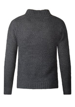 Load image into Gallery viewer, Chunky Jumper Knitwear Shawl Collar Cardigan Loose Fit Grey
