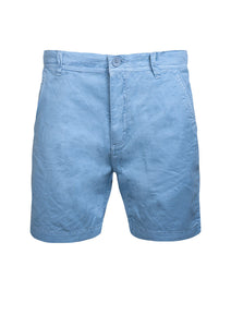 MENS CHINO SHORTS BRAVE SOUL COTTON TWILL NAVY