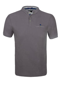 POLO SHIRT - JERSEY - WITH POCKET - GREY