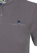 Load image into Gallery viewer, POLO SHIRT - JERSEY - WITH POCKET - GREY
