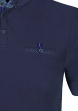 Load image into Gallery viewer, POLO SHIRT - JERSEY - WITH POCKET - NAVY

