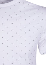 Load image into Gallery viewer, CREW NECK T SHIRT WITH PINEAPPLE PRINT - WHITE
