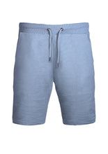 Load image into Gallery viewer, SHORTS - FLEECE - WITH   DRAW STRING - BABY BLUE
