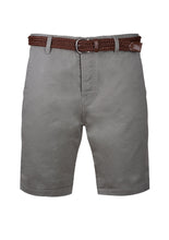 Load image into Gallery viewer, TAILORED CHINO SHORTS WITH BELT - MINT
