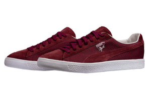PUMA CLYDE SUEDE MADE IN JAPAN WINETASTING RED
