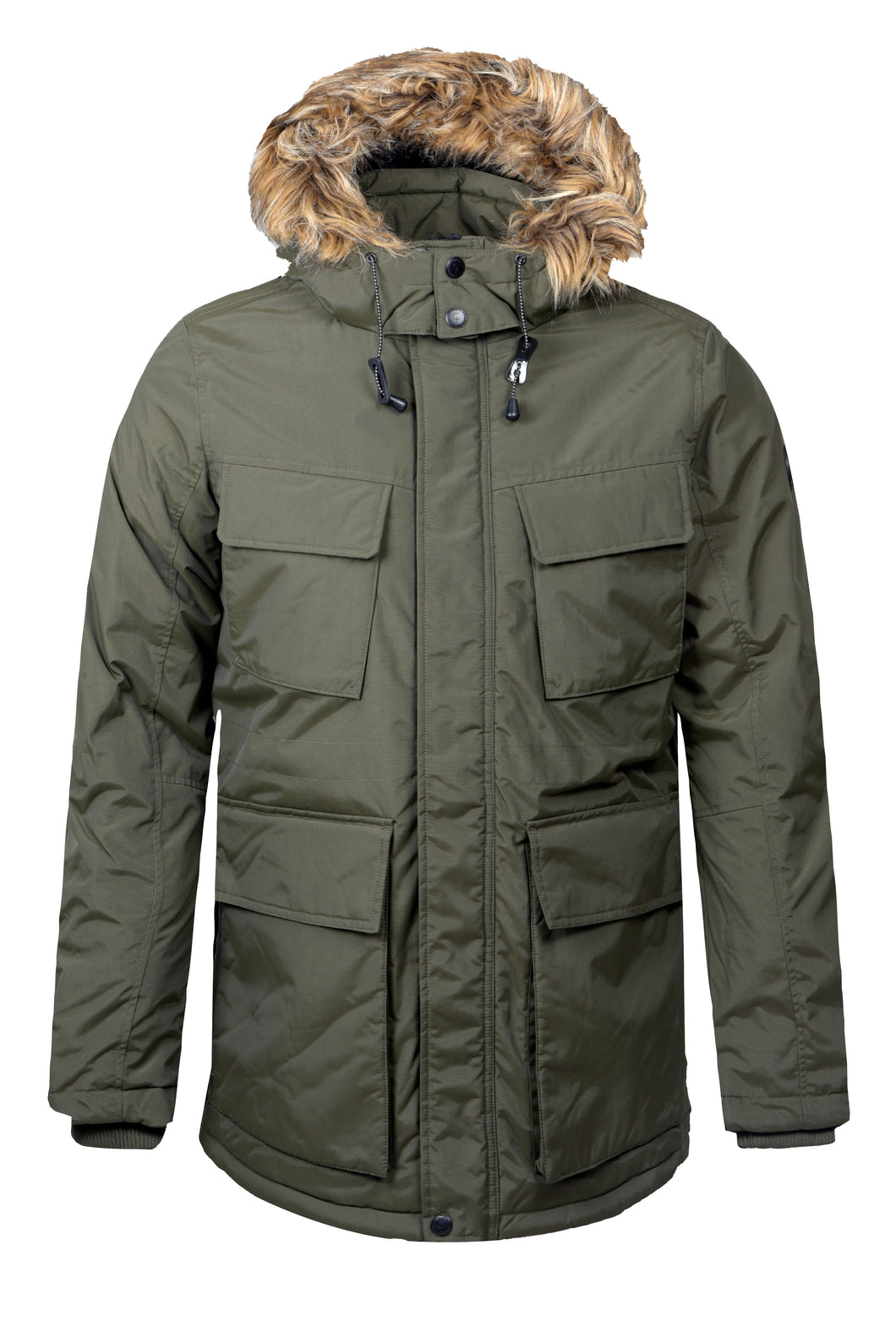 Aspen Parka Faux Fur Hood Parka by CYNICAL KHAKI