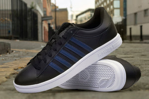 K-SWISS COURT WINSTON BLACK/OMBRE BLUE
