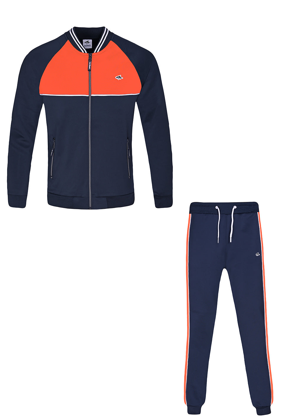 PRITER COLOURBLOCK TRICOT TRACKSUIT Red Orange
